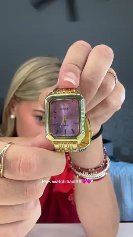 Yep I’m obsessed with this. #haul #watch #pink #jewelry 