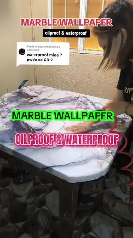 Replying to @jaysoncaruana waterproof &oil Proof marble Wallpaper #wallpaper #fyp #marblewallpaper #wallpapersticker #kitchenwallpaper #bathroomwallpaper 