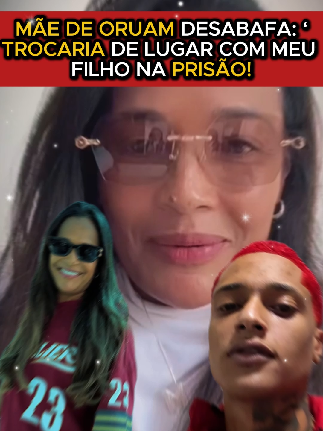 MÃE DE ORUAM DESABAFA: ‘TROCARIA DE LUGAR COM MEU FILHO NA PRISÃO! #Oruam #PrisãoDoOruam #MarcinhoVP #MãeDeOruam