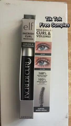 Click those tik tok free samples! They are always legit, and for anyone whose on sample tok, even if your not a creator!  @elfcosmetics thanks for this sample of your new mascara! Excited to try it, I love your other mascara!  #elfcosmetics #elfincredicurlmascara #elfsample #sampletok #tiktoksample 