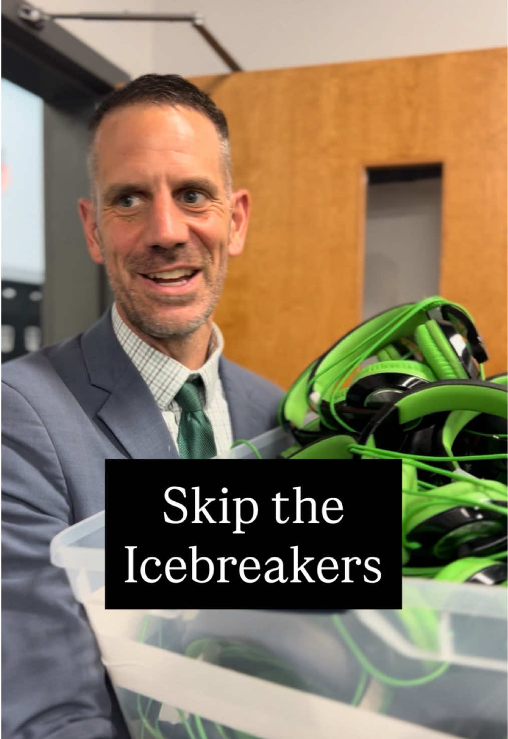 Schools are the only place where we make icebreakers the norm.  It doesn’t have to be this way.  Do you agree with me? #principalsoftiktok #teachers #fyp 