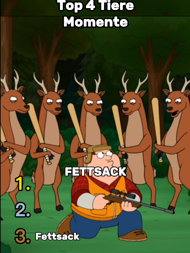 Top 4 Tiere Momente #funny #top5 #stewiegriffin #petergriffin #familyguy #fyp
