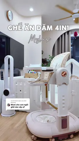 Trả lời @Anh Phuong  Ghế ăn dặm mà tui thấy cực đáng chi nha các mẹ uiii Ghế 4in1 cực thích mà tiện ấy #ananmommy #mebimsua #gheandam #4in1 #mylux❤️ 