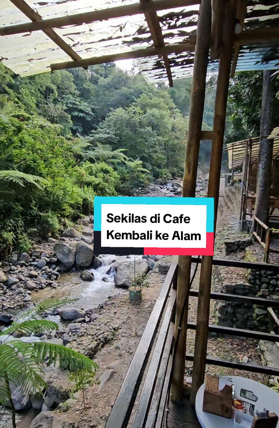 Sekilas di Cafe Kembali ke Alam Puncak Bogor #jalanjalan #cafepuncak #liburanpuncak 