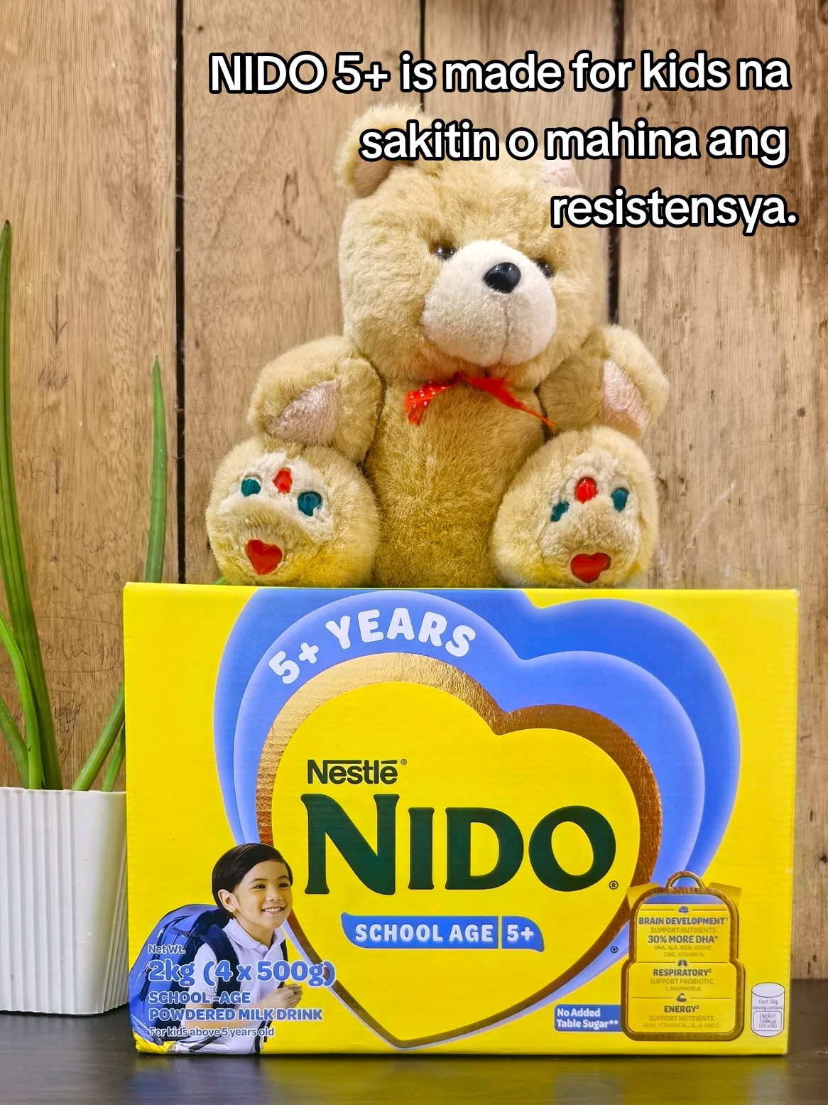 Para sa batang madalas magkasakit, hindi basta gatas ang kailangan. NIDO 5+ helps build immunity from the inside—araw-araw 💛 #GatasNaMayLaban #MahinangResistensya #MomHack #nido #nestle #wyeth #preschool 