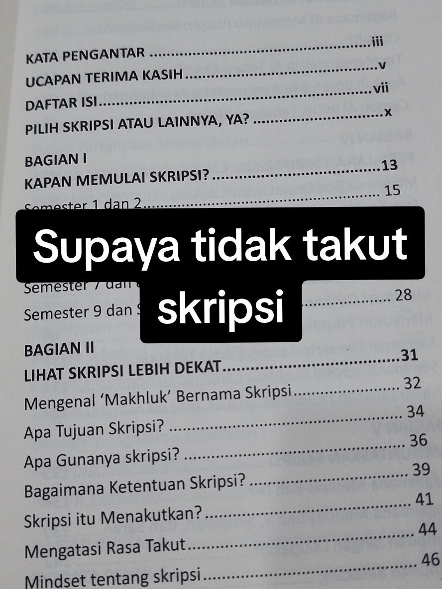 Semoga kalian tidak takut lagi menghadapi skripsi 🫶