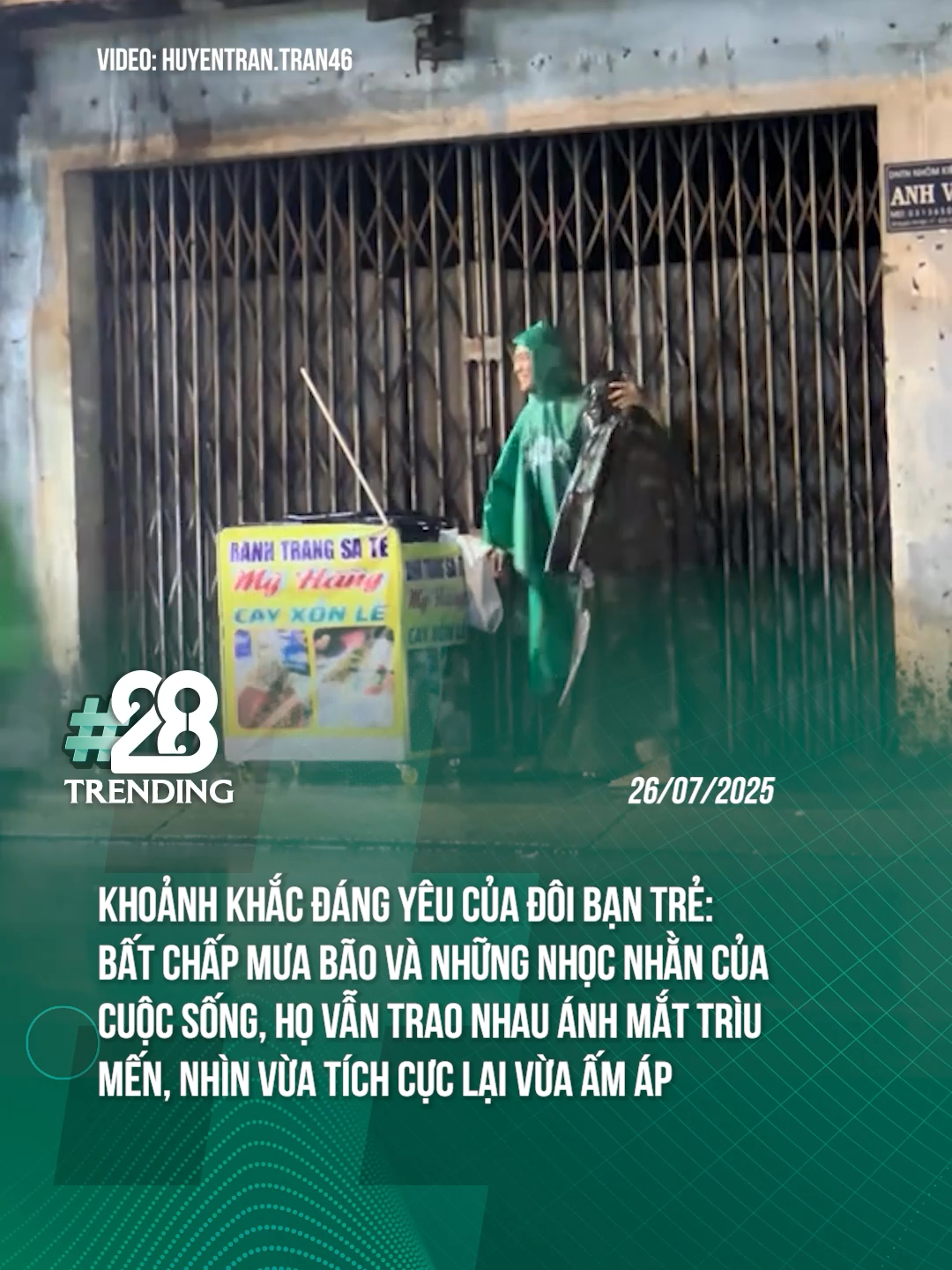 LÀM NGƯỜI XEM CŨNG CẢM THẤY ẤM ÁP NGÀY MƯA BÃO #theanh28trending #tiktoknews #tiktokgiaitri #theanh28
