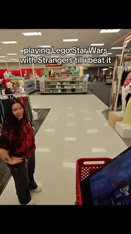 Playing Lego Star Wars with the manager, she discovered the force today 