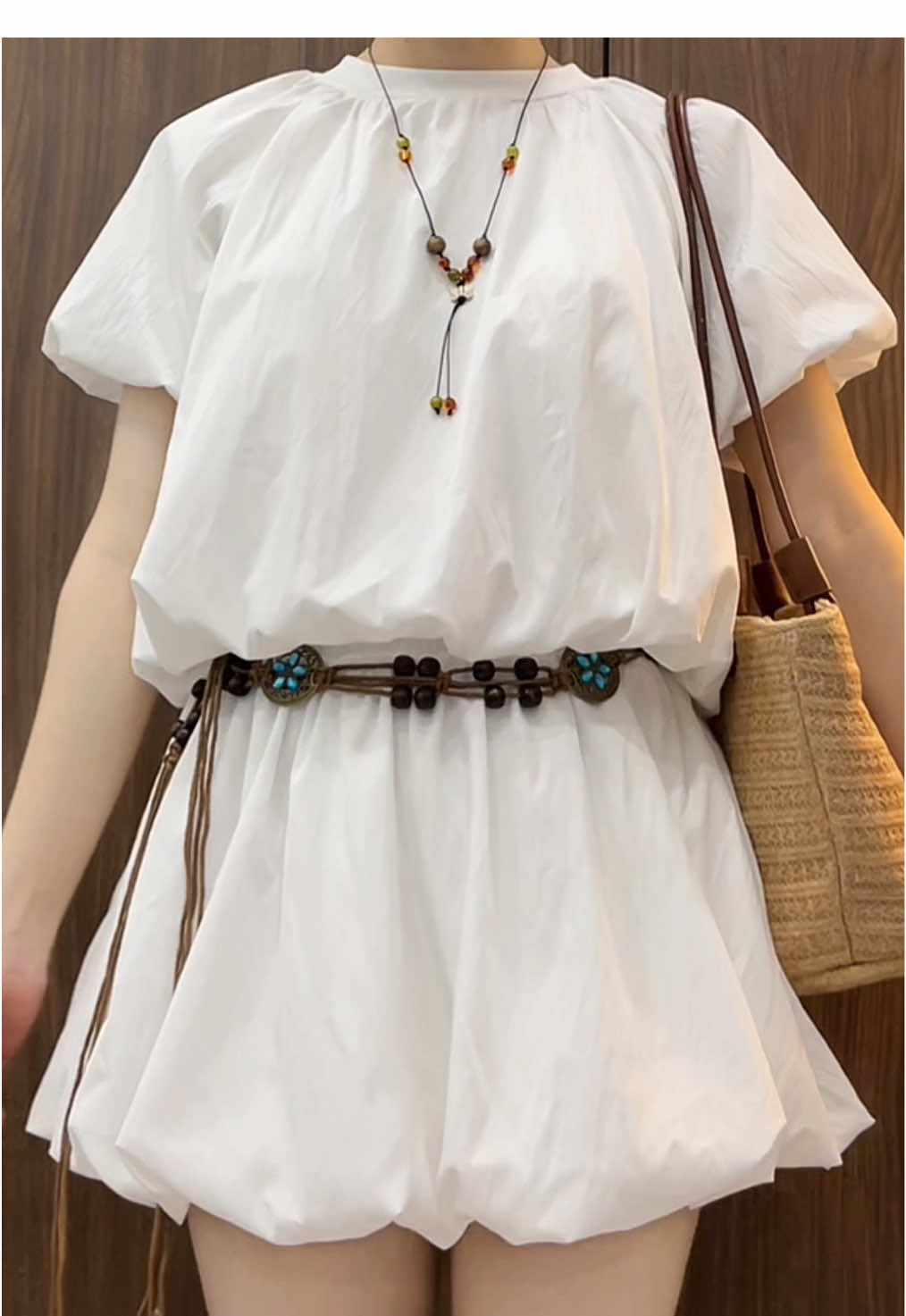 Màu trắng xinh 🌻🌥️🌸✨ #reviewthoitrang #aosomi #aotaybong #mihohouse #babydoll 