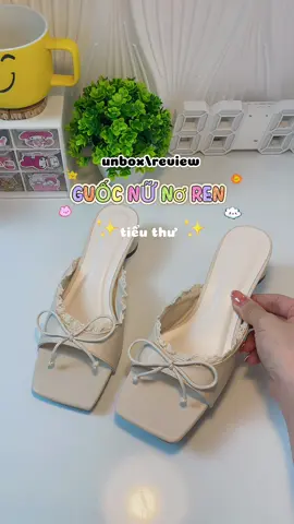 giày nơ ren xinh xỉu 🥰#giaynoren #viralvideos #xuhuongtiktok 