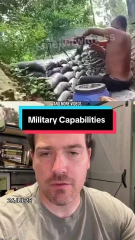 Difference in military capabilities between Thailand and Cambodia