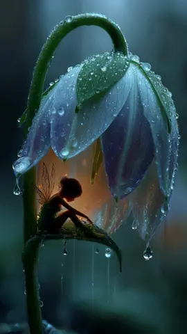 The Rainflower Fairies 🌧️🧚‍♂️🌸 In a magical land far beyond the clouds, there lives a special kind of fairy: tiny, glowing beings who sleep in blossoms and wake with the storm. When it rains, they don’t run. They tuck themselves under flower petals, giggling as the raindrops dance above. But while they wait, they do something quietly wonderful: they collect every lonely thought, every unspoken wish, and turn them into little sparks of hope. By the time the rain stops, the world feels lighter. No one quite knows why. But the fairies do. So if the sky turns grey, don’t worry. Something beautiful is blooming for you, right now. 💫🌼💖