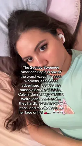 Isn’t American Eagle a teenager brand or ? 💀 #sydneysweeney #americaneagle #brookeshields #controversy  #fyp 