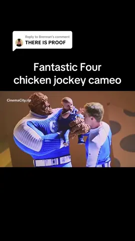 Replying to @Brennan I AM NOT CRAZY #fantasticfour #chickenjockey 