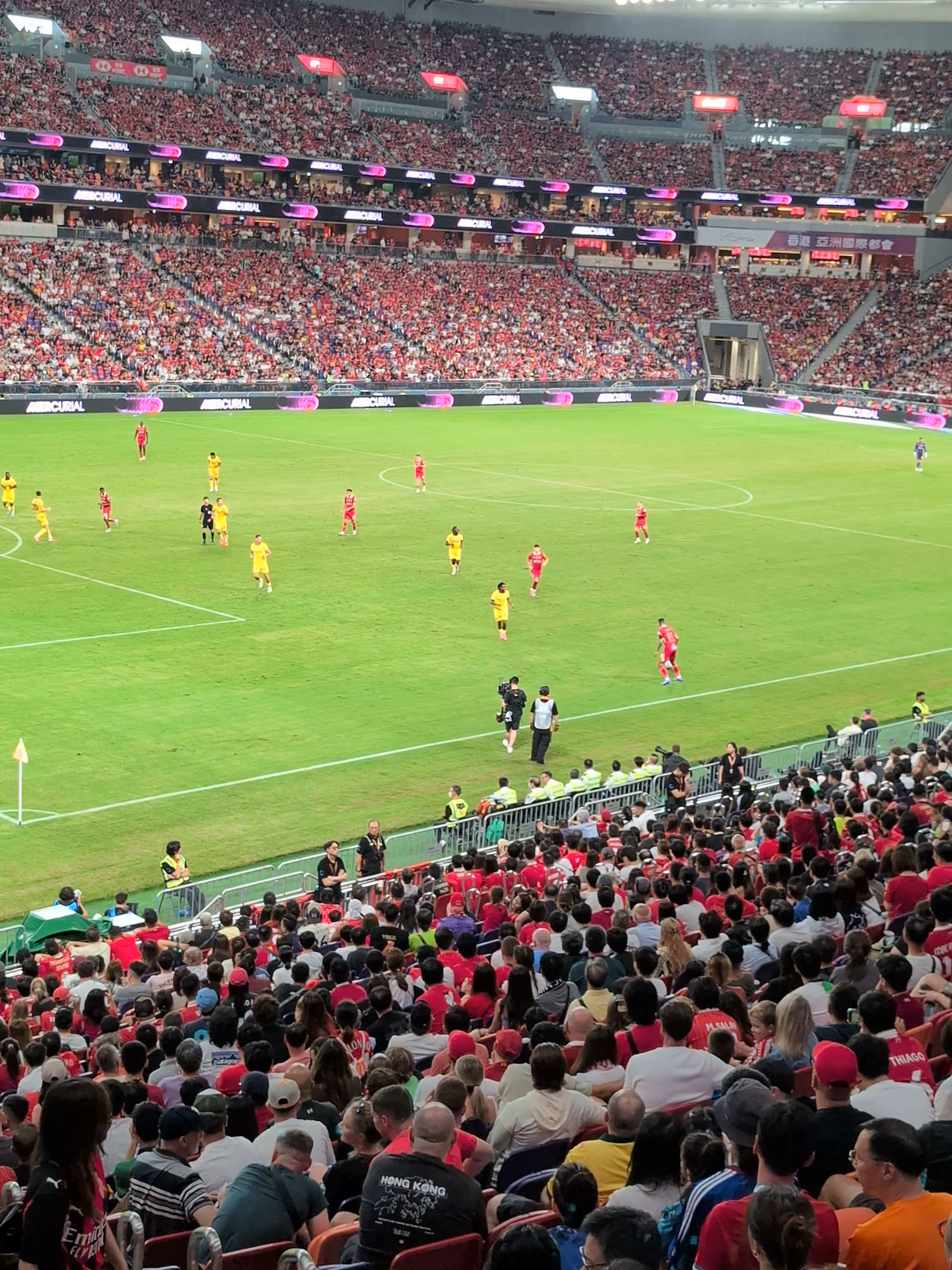 POV: Cody's goal from the stands at the Kai Tak Stadium 👀 #Gakpo #LFC #LiverpoolFC