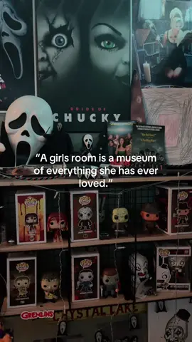 I love my room🤍#room #dvds #cds #physicalmedia #music #RoomTour #horrortok #retro #fyp 