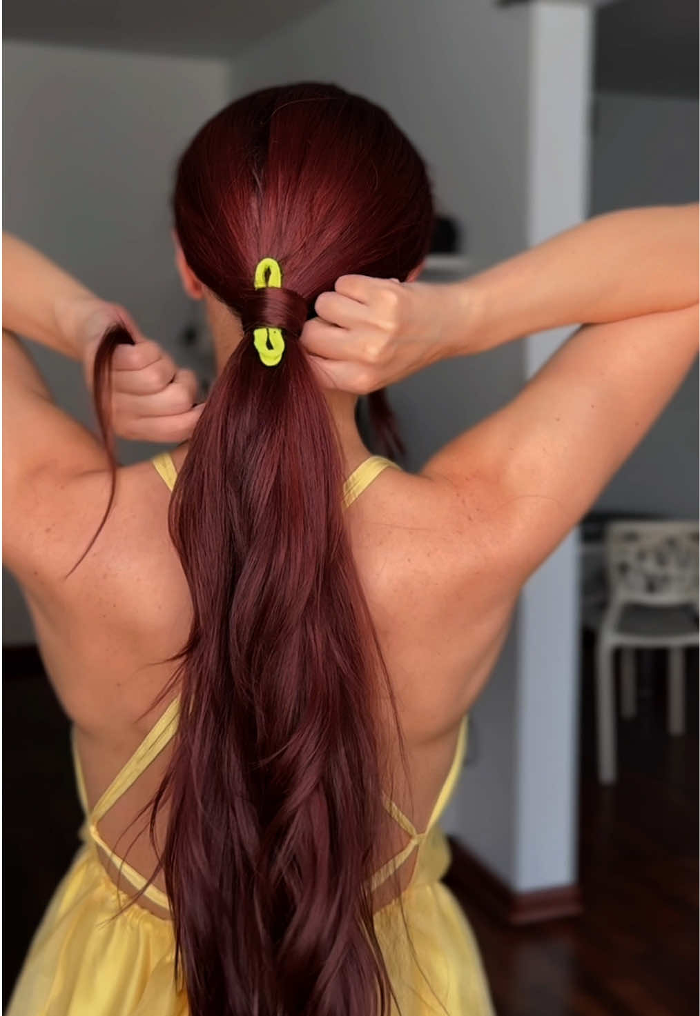 Ponytail hack🔥#hairideas #longhairstyles #ponytailtutorial #ponytail #hairstyle 