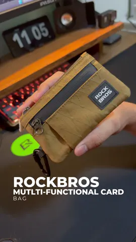 ROCKBOS Multifunctional Portable Card Bag #rockbro #portablewallet #multifunctionalwallet #menswallet #outdoorwallet #fyp #foryou #fypage #fyp 