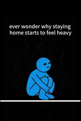 Have you ever wondered why staying home starts to feel heavy?#psychology #selflove #emotions #MentalHealth #healibgjourney 