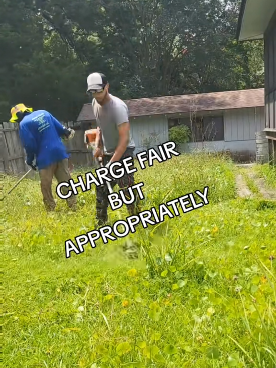 Pricing. Charge the right price #fyp #mowtime_teeham #mowingthelawn #foryoupage 