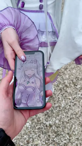 Waifu Emilia 💜 #emilia #emiliarezero #rezerocosplay #rezeroemilia 
