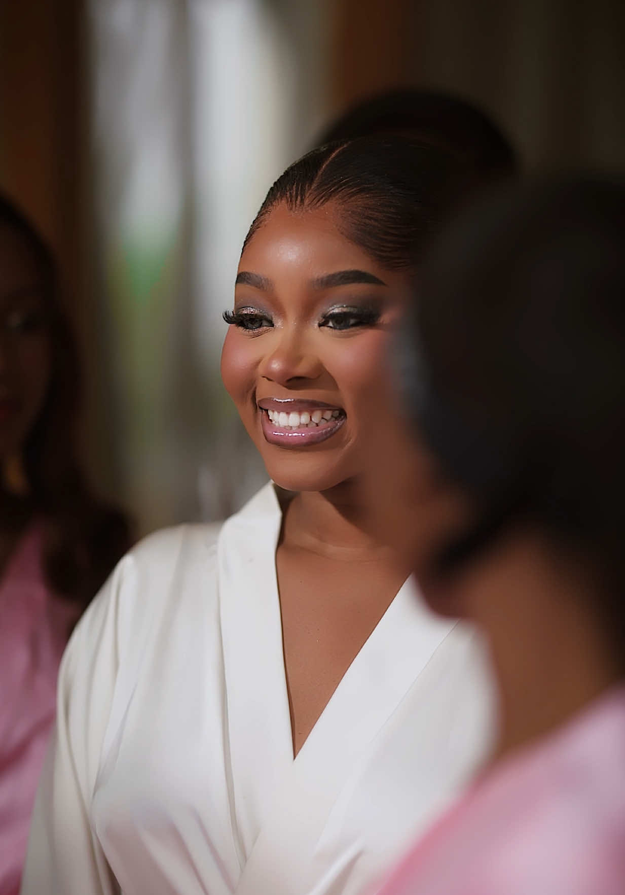 Chidera and her maids 💕🥹💕 __________ Filmed by: @mcefilms Bride: @chideranwanya Vendors: Photography: @tosinjoshweddings Planner: @blueconfetti.events  __________ #wedding #bridesmaids #bride #bridalrobe #fyp 