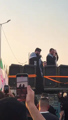 @علاء المهدوي #قبل ساعه الشيخ علاء المهدوي  ودع هيئة لواء زينب مشاية السير المقدس  وسيلتحق بهم ٥ صفر من الفهود_الناصريه