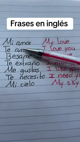 Frases en inglés 
