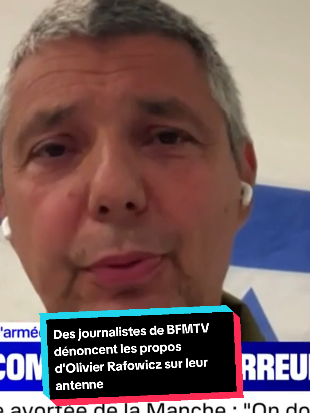 Des journalistes de BFMTV dénoncent les propos d'Olivier Rafowicz sur leur antenne. #bfmtv #media #israel #palestine #gaza #tv #analyse #factcheck #info #fakenews #rafowicz #duplex #medias #television #quotidien #presse #afp #liberation #photo #onu #journaliste 