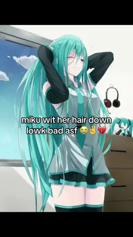 not what i usually post but whatevs ✌️#miku#hatsunemiku #vocaloidd #vocaloid #mikuisabaddie 