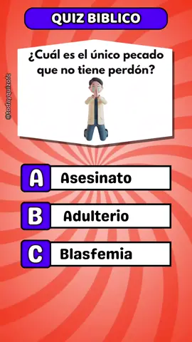 Bible Quiz  #quiz #bible #jesus #quizchallenge #LearnOnTikTok 