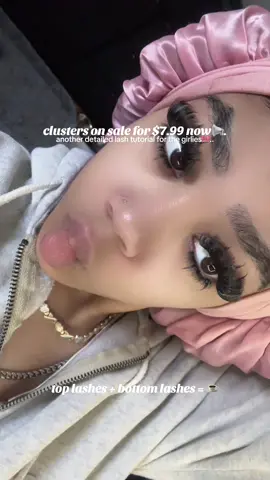 highlight on my page of all my lash clusters tutorials🎀.. #lashes #tutorial #lashclusters #fyp 
