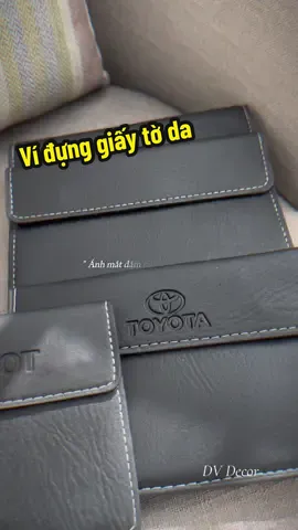 Ví đựng giấy tờ sẵn đủ logo ạ 🥰🥰 #vidungdangkiemoto #vidunggiaytoxe #tuidunggiaytoxe 