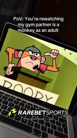 The creators were wild for this #cartoonnetwork #mygympartnerisamonkey #cap #fact #funny #comedy #adulthumor #disney #nickelodeon 
