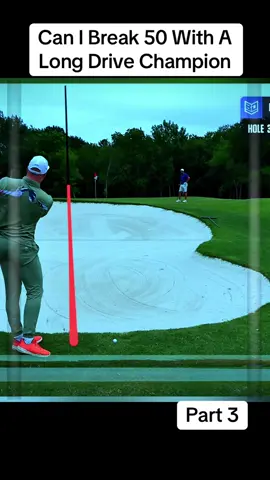 Can I Break 50 With A Long Drive Champion part 3 #golf #bryson #golfer #sports 