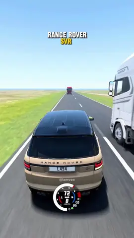 Which Car Overtake The Truck Safely? #beamngdrive #car #rangeroversvr #toyotagrandhighlander #volkswagentiguan #fyp #foryou  @VEO🏅 