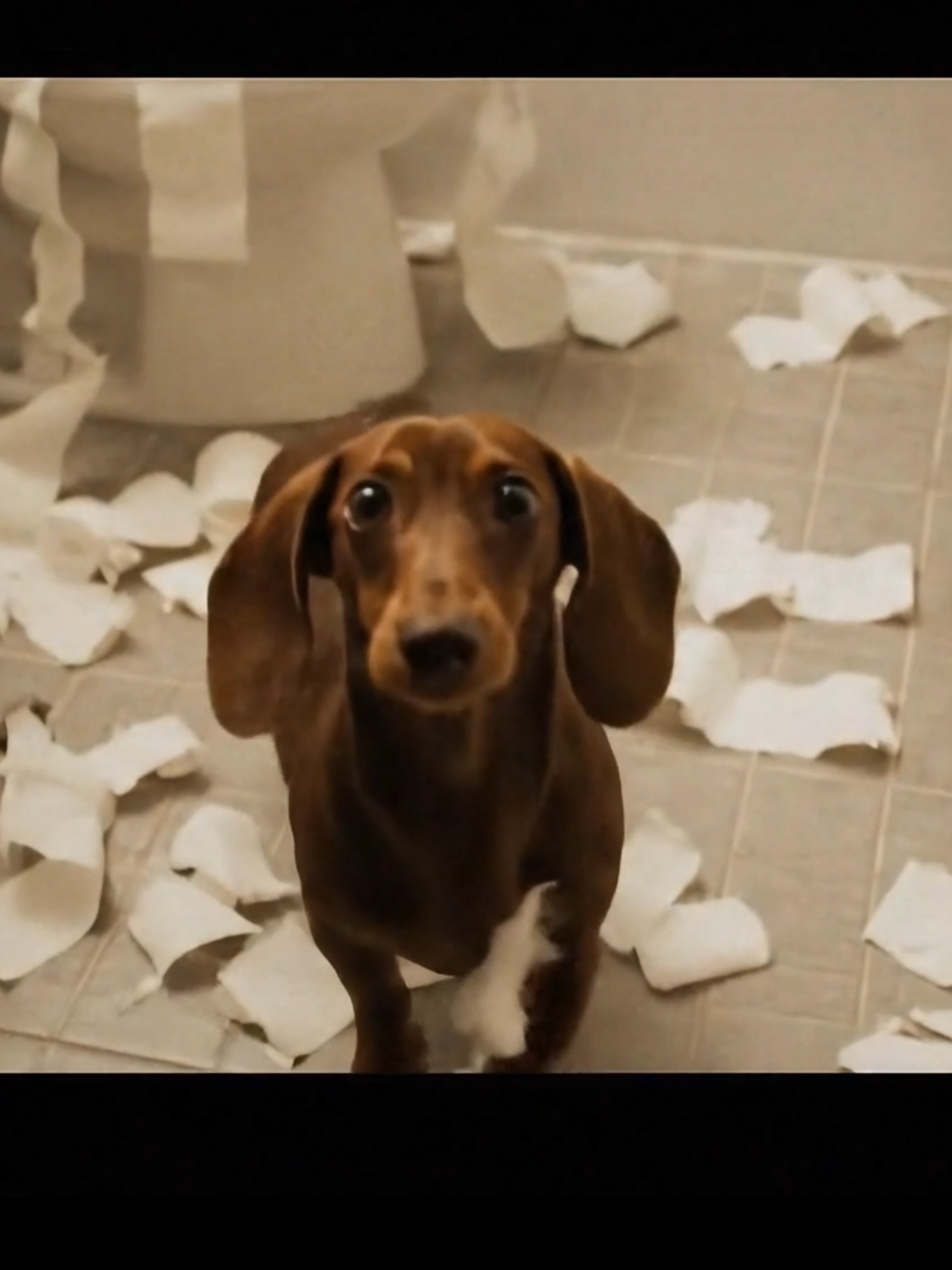 Coco pays the Target toilet paper bill next month... WAIT FOR THE END! #fyp #Funny #veo3 #dogsoftiktok #dog #puppy #daschund #Ai #puppytiktok #dogloversoftiktok #doglover 