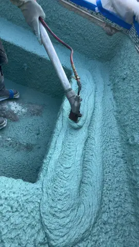 GREEN POOL WITH WATER PROCESS IRISH MINT MINI ☘️#satisfyingvideo #fypシ #primetimepoolplastering #raza 