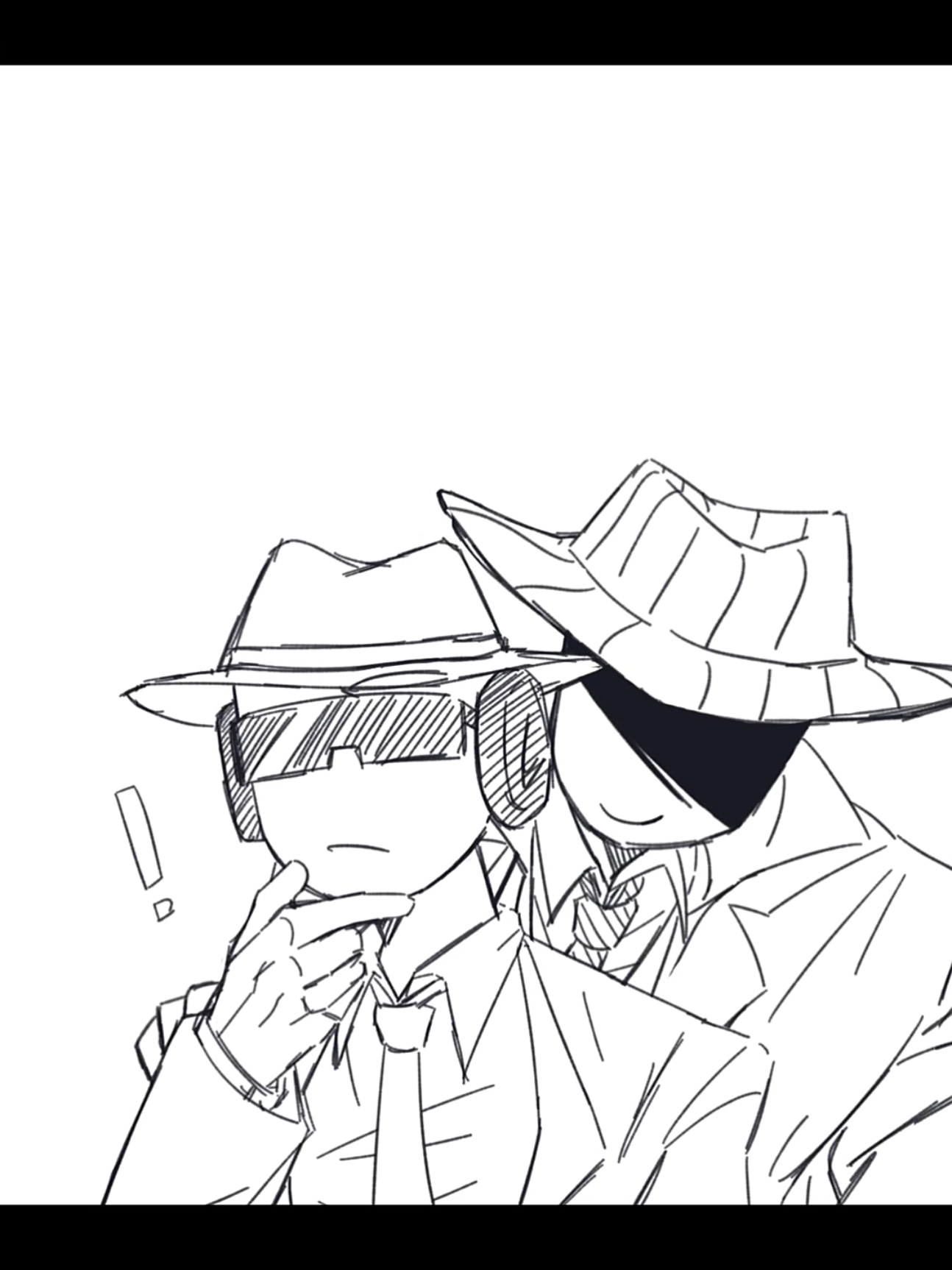 Heheheh more doublefedora  And thank yall liking my drawing !! #forsaken #forsakenroblox #doublefedora #mafioso #chanceforsaken 