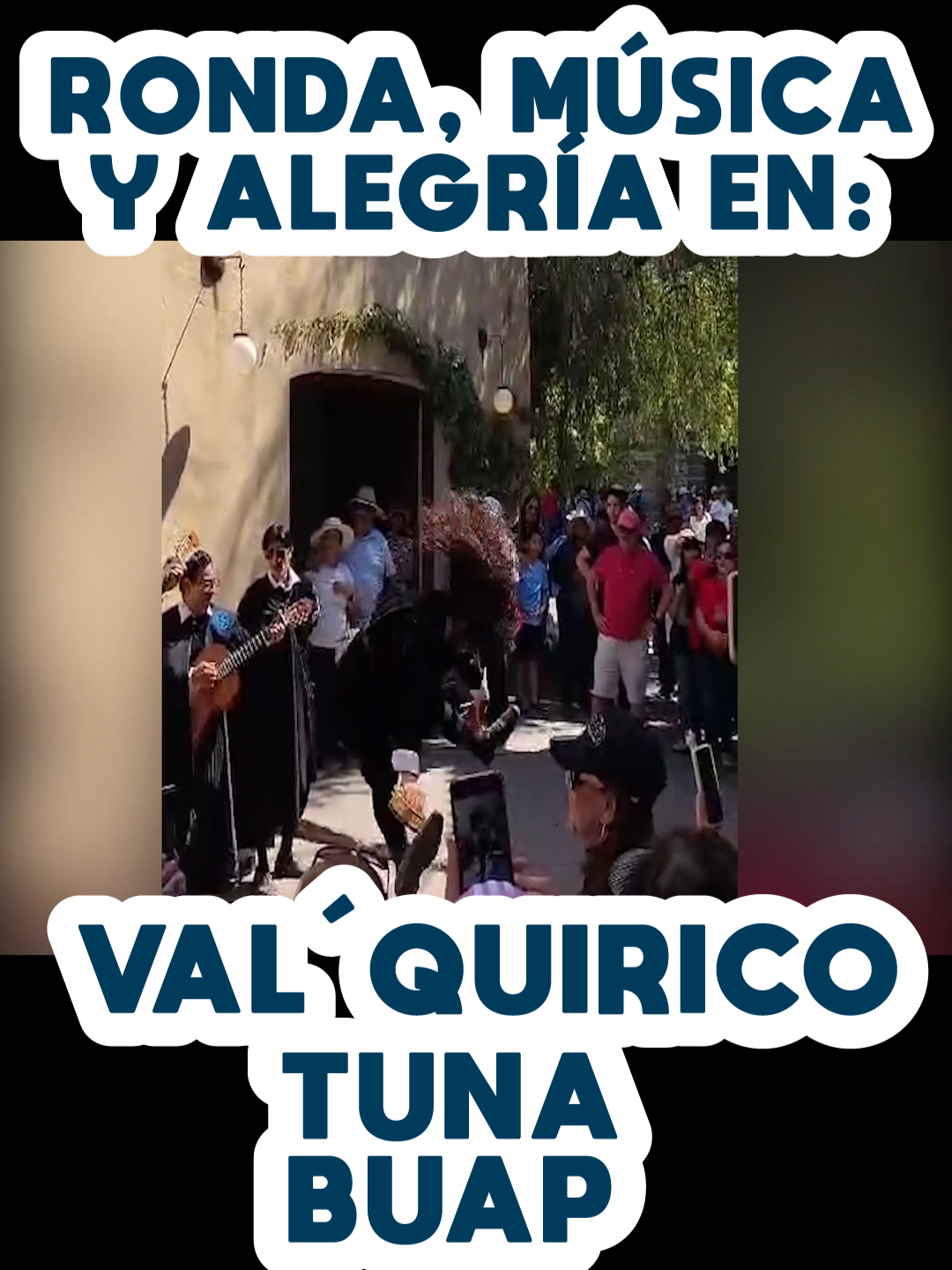 ¡TUNA BUAP DE AVENTURA EN VAL´QUIRICO! Para esta parte del recorrido la TUNA BUAP estuvo de ronda animando a la gente con buena música de todo un poco, tradicionales, pasos dobles, rancheras, románticas y más, toda la gente estuvo muy atenta y participativa, alegres de cantar junto a nosotros, bailando y disfrutando de todo el espectáculo, como solo la TUNA BUAP lo sabe hacer, con todo el entusiasmo que siempre nos caracteriza ¡¡AUPA TUNA BUAP!! . . . . . . . . . . . . . . . #TUNABUAP #tuna #buap #val´quirico #tlaxcala #musica #pardillo #tuno #pasacalles #ronda #bailecapa #bailepandero #aventura #Vlog