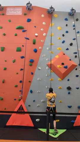 Representing @The Aquabats! on the climbing wall today 