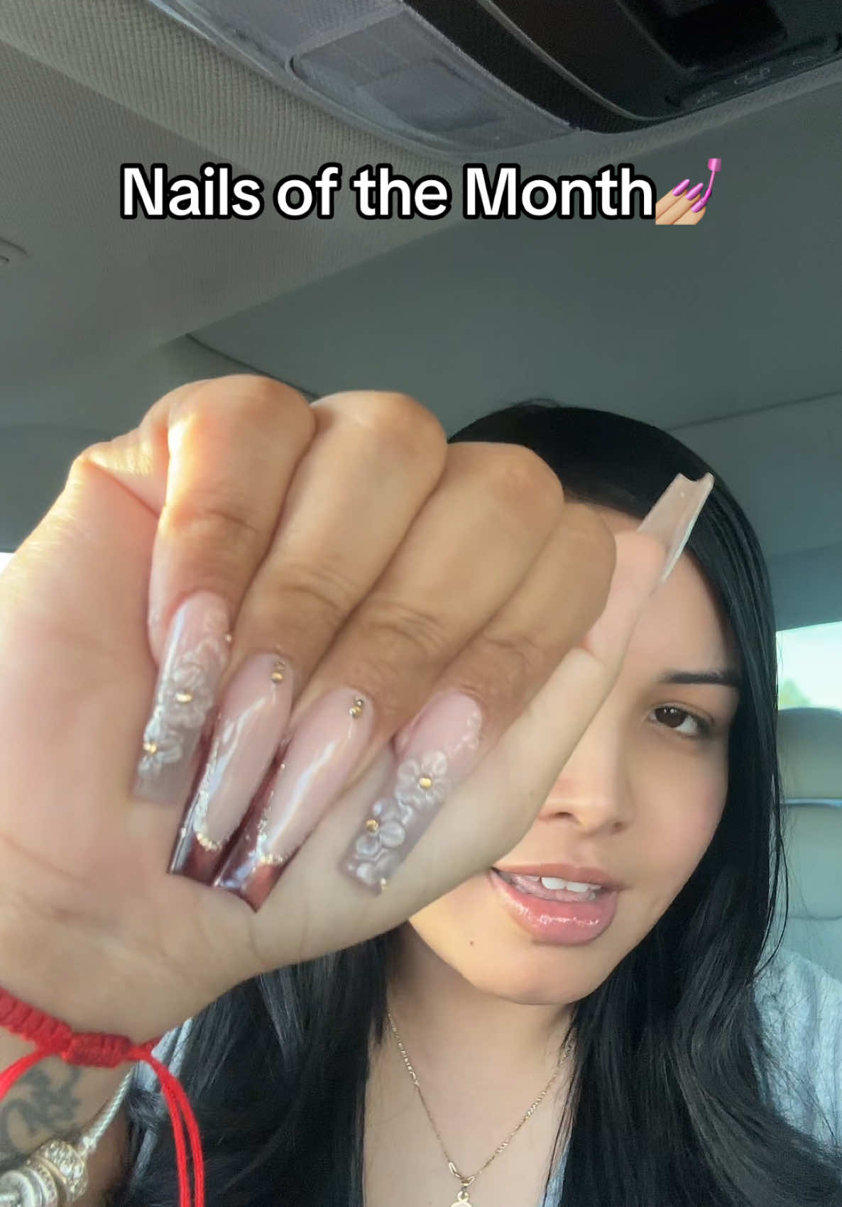I know y’all see those Brown Cat Eye Frenchies 🤎 #latinacontentcreator #contentcreator #fyp #nailinspo #foryoupage 