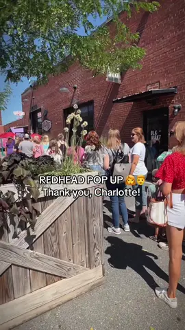 Thank you to all who attended our H2BAR pop-up in Charlotte today! WHAT A BLAST! Where to next?!! 👩‍🦰👨‍🦰 #redheads #fyp #freeevent #gingertok 