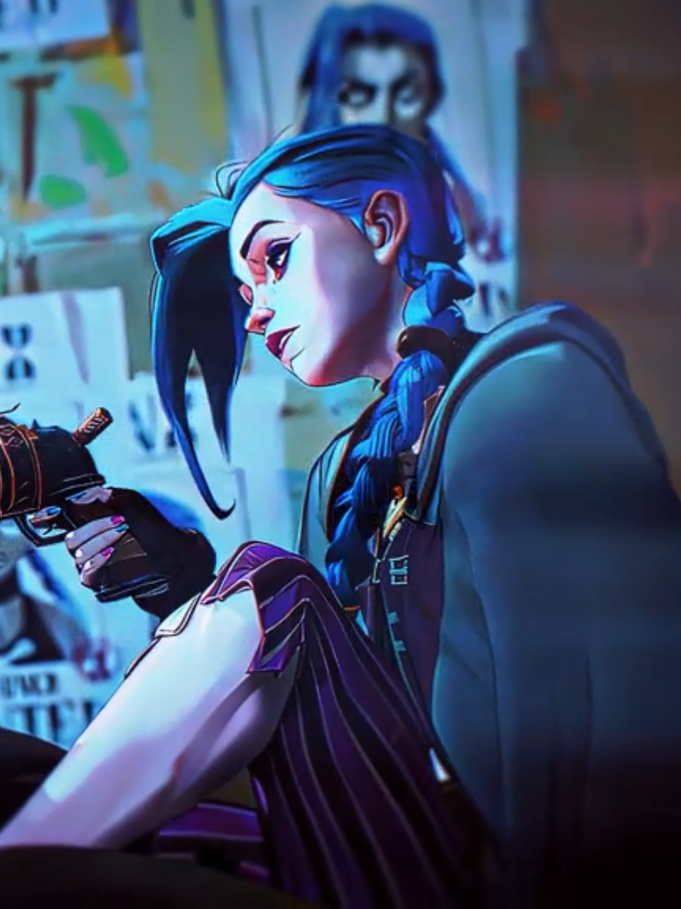 another edition of my wonderful wife || want this quality? check my link in bio (natural cc) || #jinx #jinxarcane #arcaneseason2 #arcaneedit #fyp #foru 