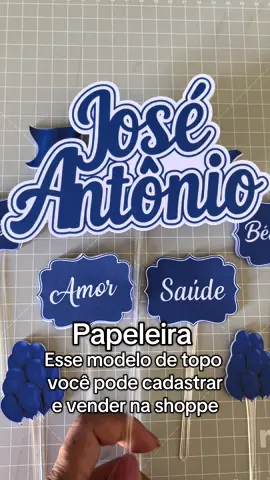 Esse topo aqui não é só lindo… É vendável e cadastravél na Shopee! Sim, papeleira: você pode transformar essa peça em renda recorrente. 📦 Produto leve, fácil de embalar, com alta procura e margem excelente pra quem sabe vender do jeito certo. 👉 Mostrei todos os detalhes nesse vídeo pra te inspirar a cadastrar, divulgar e vender! Se você quer viver da sua arte e ainda aproveitar o poder da Shopee, comenta “QUERO VENDER” que eu te mando dicas pra começar agora! #topodebolo #vendanashopee #papeleiralucrativa #papelariapersonalizada #vendatodososdias #vidadepapeleira #ateliequevende