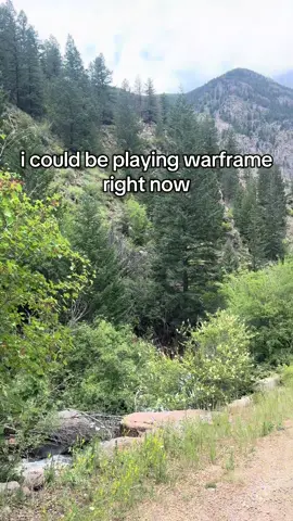 nature cool and all but you ever cracked a relic before #warframe #colorado #gaming