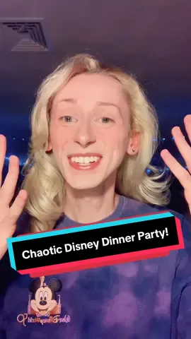 this is pure chaos to say the least 😰😂 #disneydinnerparty #disneytok #disneytiktok #disneyfilter #disneyadult #prouddisneyadult #disneyfanthings #welovedisneyeverything 