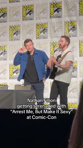 Nathan Fillion got treated to a live performance of “Arrest Me, But Make It Sexy” at the 