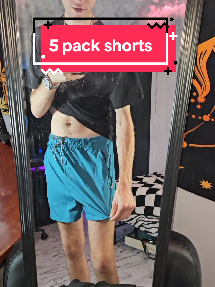 If you love wearing shorts here's a 5 pack of shorts you can get for dirt cheap rn #clothes #summershorts #ttshop #style #shorts 