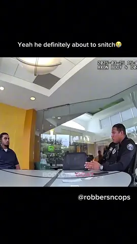 Bro about to snitch😭#fyp #police #viral #bodycam #cops #policeofficer 
